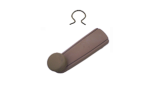 MANIVELA VIDRO DA PORTA LOGUS POINTER MARRON