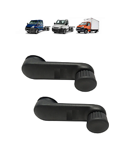 PAR MANIVELA VIDRO DA PORTA IVECO DAILY G2 APÓS 2007