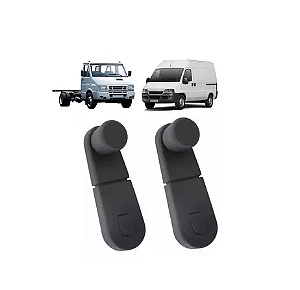 PAR MANIVELA VIDRO DA PORTA IVECO DAILY G1 2000 Á 2007