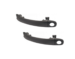 PAR MAÇANETA SEM CHAVE PORTA VW UP APÓS 2014 PRETA