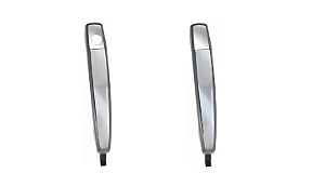 PAR MAÇANETA PORTA DIANTEIRA S10 G2 TRAILBLAZER CRUZE CAMARO CROMADA