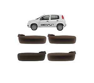 KIT 4 MAÇANETAS PORTA NOVO UNO G2 APÓS 10 VIVACE WAY