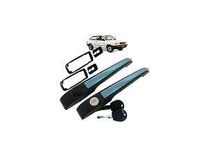 PAR MAÇANETA CHAVE SAVEIRO VOYAGE GOL PARATI G1 INOX
