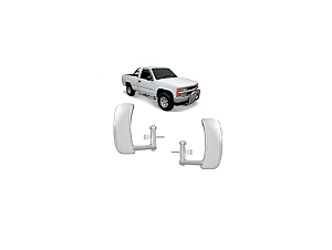 PAR MAÇANETAS INTERNA PORTA GRAND BLAZER SILVERADO CROMADA