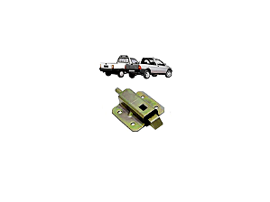 FECHADURA CAÇAMBA STRADA 98 Á 05 PICKUP FIORINO