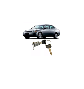 CILINDRO COM CHAVE DA PORTA HONDA CIVIC G1 96 Á 2000