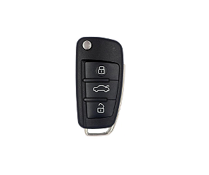 CARCAÇA CHAVE CANIVETE AUDI A3 NOVO MODELO 3 BOTÕES MQB