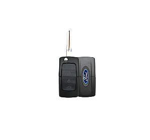 CARCAÇA CHAVE CANIVETE FORD ECOSPORT 3 BOTÕES PORTA MALAS