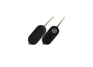 CHAVE CANIVETE TELECOMANO FIAT 500 FIAT BRAVO 3 BOTÕES