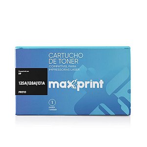 Toner HP CB540A | 125A Preto Maxprint para 2.200  páginas