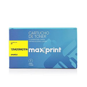 Toner HP CB542A | 125A Amarelo Maxprint para 1.800 páginas