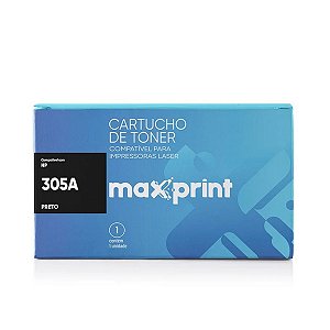 Toner HP CE410A | 305A Preto Maxprint para 3.500 páginas