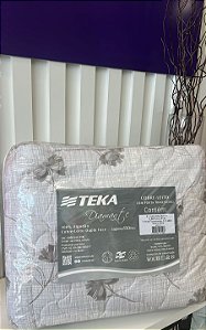COBRE LEITO DUPLA FACE QUEEN, TEKA DIAMANTE