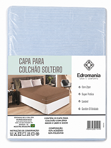 Capa para Colchão Solteiro com Zíper Edromania