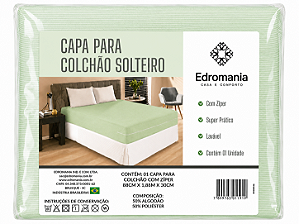 Capa para Colchão Solteiro com Zíper Edromania