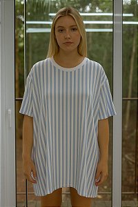 Camisetão Listra 100% Algodão