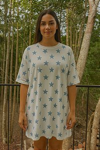 Camisetão Feminino Estrela 100% Algodão