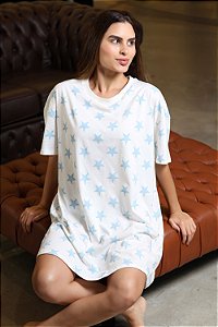 Camisetão Feminino Estrela 100% Algodão