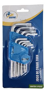 CHAVE TORX 9 PECAS 10 A 50 GUEPAR