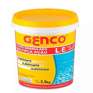 CLORO GRANULADO GALAO 2,5KG GENCO 3 EM 1