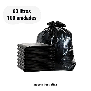 SACO P/LIXO 60 LITROS CENTO