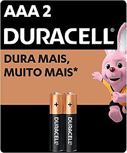 PILHA PALITO AAA C/ 2 UNIDADES DURACELL
