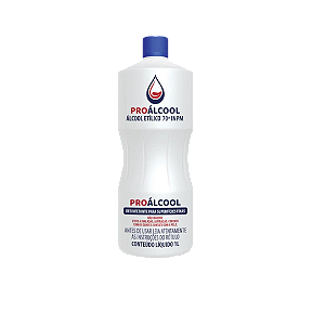 ALCOOL LIQUIDO 70 1 LITRO PROALCOOL