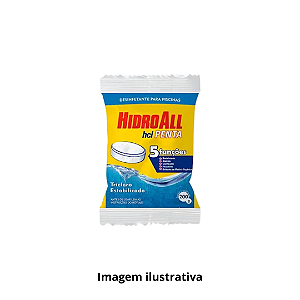 PASTILHA CLORO PENTA 5X1 200 GR HIDROALL