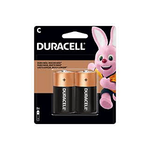 PILHA MEDIA C C/ 2 UNIDADES DURACELL