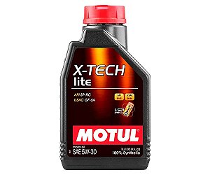 Óleo De Motor Motul X-tech Lite 5w30 1l 100% Sintético
