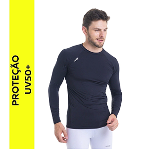 Camiseta Térmica Segunda Pele Proteção Solar UV50+ Unissex Snugg