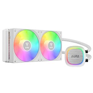 Gamdias - Water Cooler AURA GL 240 V2 Argb Branco