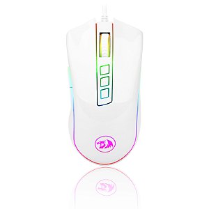 Redragon - Mouse Gamer KING COBRA FPS 24.000 DPI 7 Botões Lunar White (M711W-FPS)