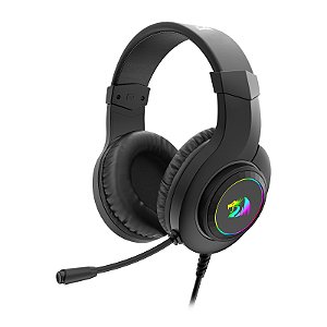Redragon - Headset Gamer HYLAS Rgb Usb Preto (H371-RGB)