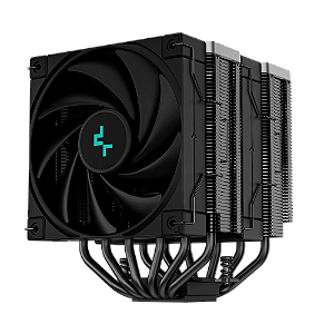 Air Cooler Deepcool AK620 ZERO DARK Dual Tower Dual Fan 120mm 260w TDP Preto (R-AK620-BKNNMT-G-1)