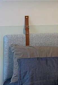 Tira Acessório Cabeceira Não é Segredo com Fivela cor Caramelo