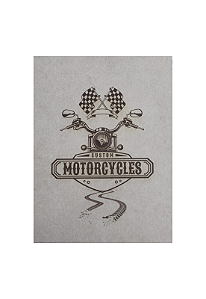 Placa Decorativa Adesiva Não é Segredo Moto MDF 30x40 NS0401