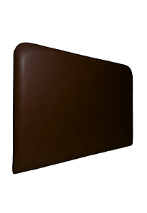 Cabeceira Estofada King Orgânica Não é Segredo Suede Amassado Marrom Escuro 195x120