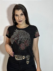 Blusa Suede Love Horse