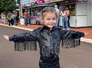 Body Infantil Star Franjas Texas Ranch Jeans