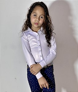 Body Camisa Infantil White Basic
