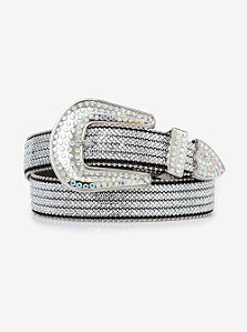 Cinto Country Silver Shine Fivela Redonda Ref. TR70