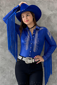 Body Blue Glamour C/ Franjas & Strass Texas Ranch Jeans Ref. TR114