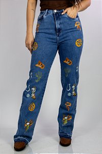 Calça Jeans Delavê Wide Leg Spur Texas Ref. TR263