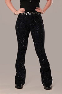 Calça Jeans Preta Intense Blue Shine Texas Ref. TR279