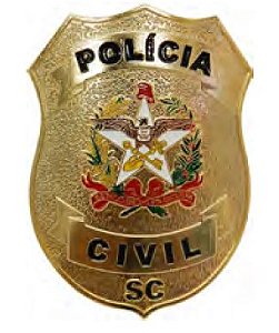 DISTINTIVO DE PEITO - POLÍCIA CIVIL SC