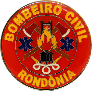 DISTINTIVO DE BOINA - BOMBEIRO CIVIL RO