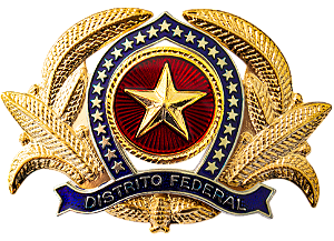 DISTINTIVO DE BOINA - OFICIAL POLÍCIA MILITAR DF