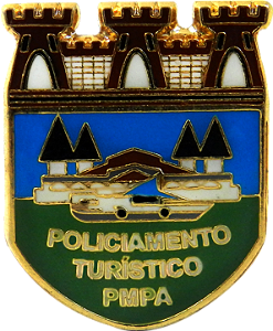 DISTINTIVO DE BOLSO - POLICIAMENTO TURISTICO PM PA