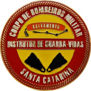 DISTINTIVO DE CURSO - INSTRUTOR DE GUARDA-VIDAS / CBM SC